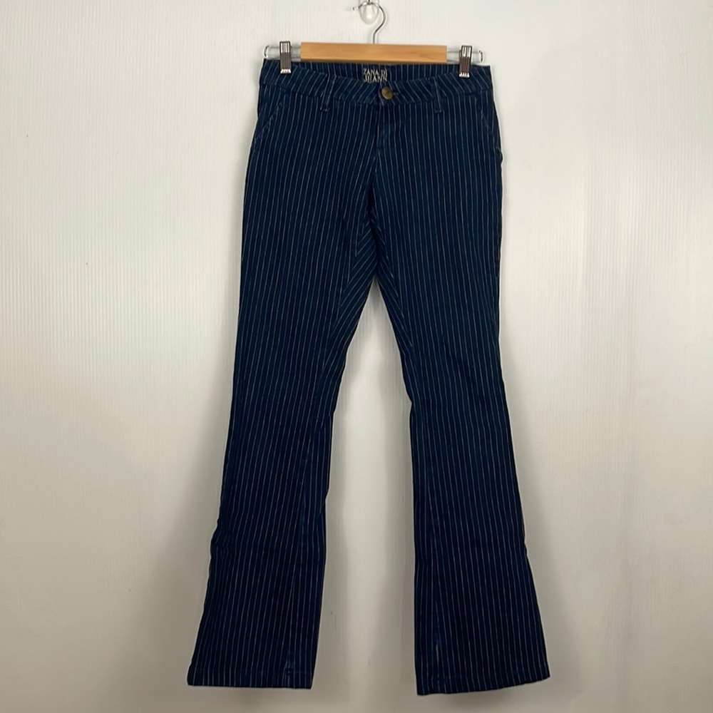 Vintage Y2K Stripe Flare Jeans